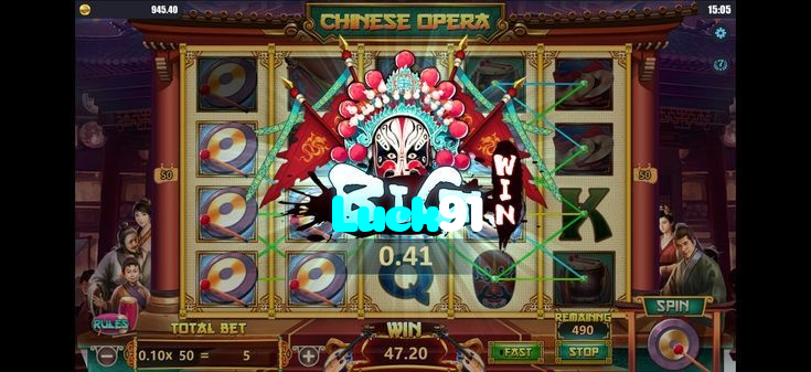 Luck91 casino presented on mobile device in Pakistan with slots and live games